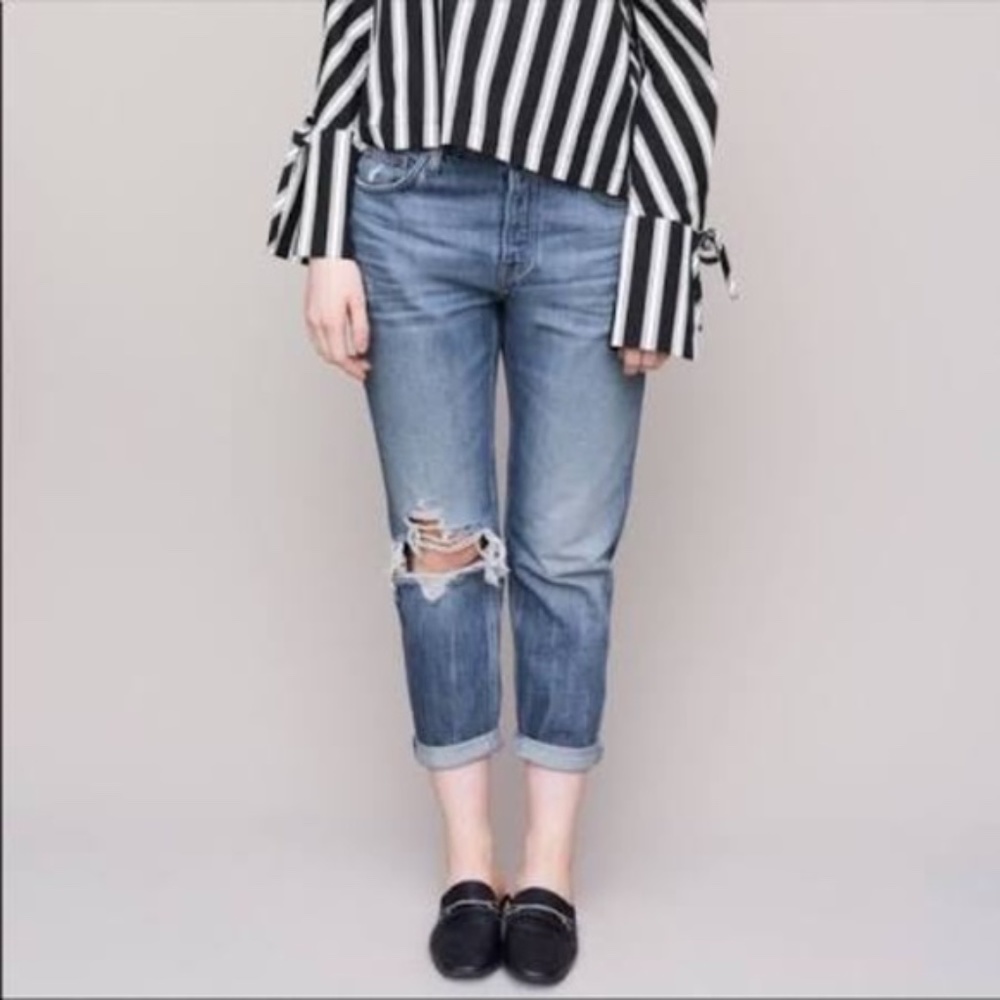 COPY - Topshop MOTO Hayden Busted Knee Jean